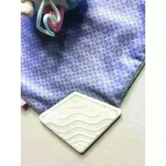 BooginHead Unicorn Lovey Teether Plush Security Blanket Purple 12 inch - Picture 6 of 8